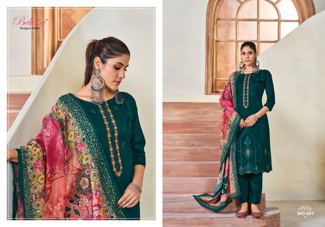 Jashn E Ishq Vol 10 By Belliza Jam Cotton Embroidery Dress Material Wholesale Shop In Surat
